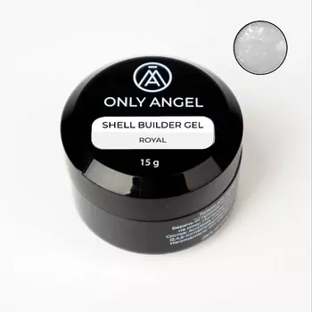 ONLY ANGEL Гель для наращивания ногтей с белой поталью