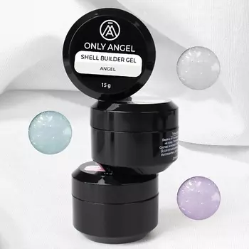 ONLY ANGEL Набор гелей для наращивания ногтей с белой поталью