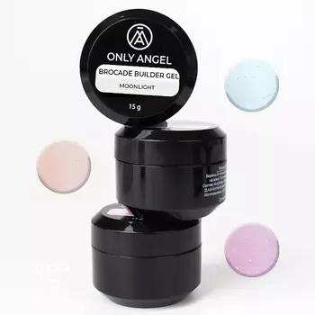 ONLY ANGEL Набор гелей для наращивания ногтей с хлопьями юки