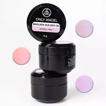 ONLY ANGEL Набор гелей для наращивания ногтей с хлопьями юки