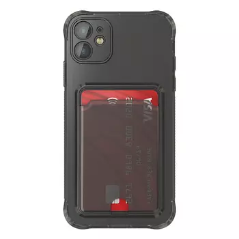 ONZO Прозрачный чехол на iPhone 11 с картой противоударный