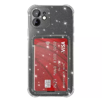 ONZO Прозрачный чехол на iPhone 12 с картой блестящий