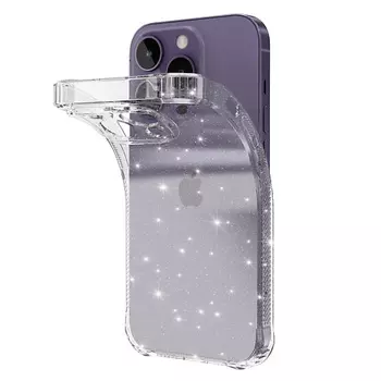 ONZO Прозрачный чехол на iPhone 14 Pro Max блестящий