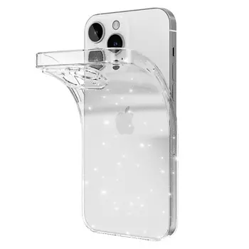 ONZO Прозрачный чехол на iPhone 14 Pro Max блестящий