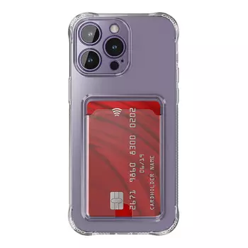 ONZO Прозрачный чехол на iPhone 14 Pro Max с картой