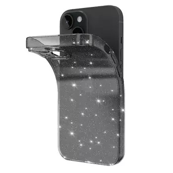 ONZO Прозрачный чехол на iPhone 15 c блестками