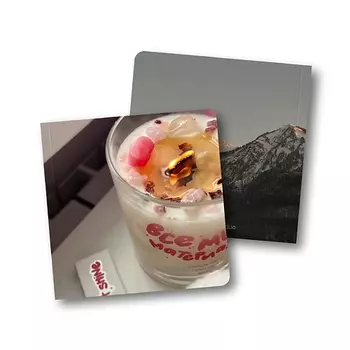 ОПРОКИНУТЫЙ ЛЕС Блокнот в точку квадратный 'горы'