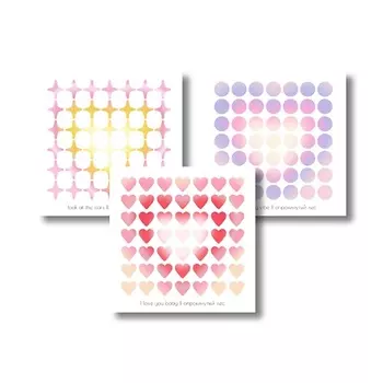 ОПРОКИНУТЫЙ ЛЕС Набор стикеров 'фигуры'