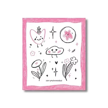 ОПРОКИНУТЫЙ ЛЕС Стикеры прозрачные 'smile'