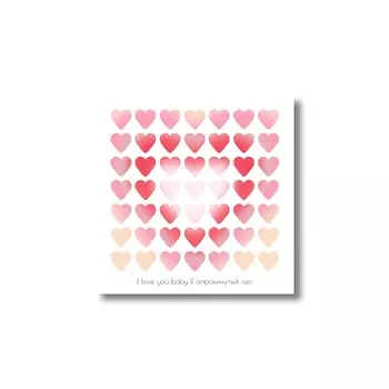 ОПРОКИНУТЫЙ ЛЕС Стикеры 'сердечки'