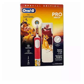 ORAL-B Детская зубная щетка Vitality Pro Kids Lion King с футляром