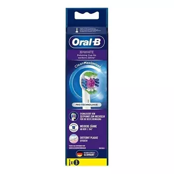 ORAL-B Насадки для электрической зубной щетки 3D White CleanMaximiser