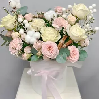 ОРАНЖ Теплая композиция в коробке