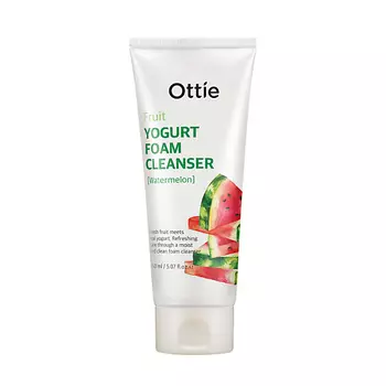 OTTIE Йогуртовая пенка для умывания Арбуз Ottie Fruits Yogurt Foam Cleanser Watermelon 150.0