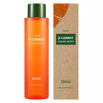 OTTIE Тонер-эссенция на основе гидролата органической моркови OTTIE Vegan Beta-Carrot Essence Water 200.0