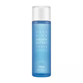 OTTIE Тонер гиалуроновый Ottie Aqua Rich Hyaluron Watery Toner 150.0