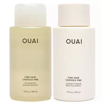 OUAI Шампунь + кондиционер для тонких волос Fine Hair Bundle
