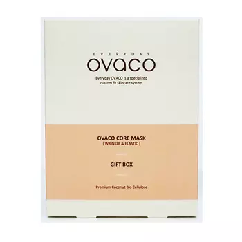 OVACO Набор антивозрастных увлажняющих тканевых масок для лица Anti-wrinkle by G.J.D. Mask