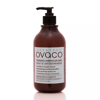OVACO Шампунь для жирных волос Melanocell