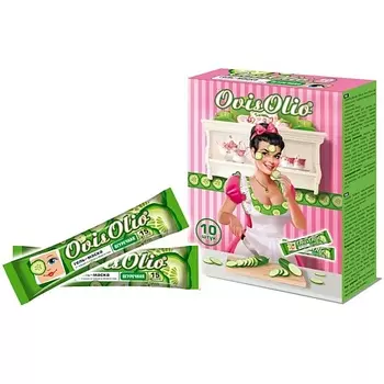 OVISOLIO Гель-маска от морщин и отеков в области глаз Огуречная Овечье Масло 10.0