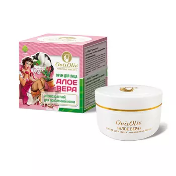 OVISOLIO Крем для лица Алоэ вера для проблемной кожи 50.0