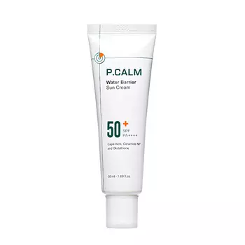 P.CALM Крем для лица солнцезащитный Water barrier Sun Cream SPF 50+ PA++++ 50.0