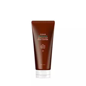 P.CALM Пенка для умывания для сужения пор с ретинолом RETINOLAGEN AMPOULE SHOT FOAM CLEANSER 120.0