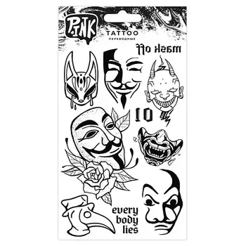 P.INK Наклейки-тату переводные Маски героев