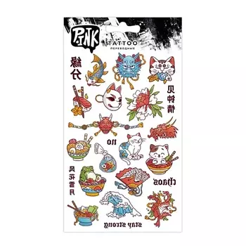 P.INK Наклейки-тату переводные Олдскул восточный