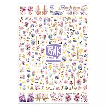 P.INK Слайдеры для ногтей Весна 2 фольга