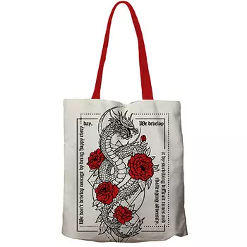 P.INK Сумка-шоппер Восточный дракон