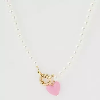 PABUR Колье PINK HEART