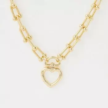 PABUR Колье TWO OF HEART