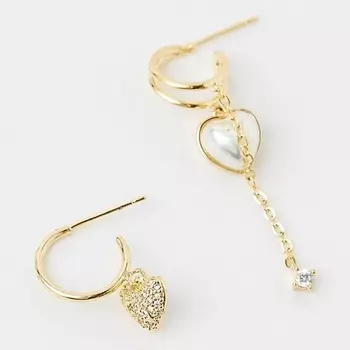 PABUR Серьги HEART