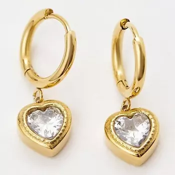 PABUR Серьги RED HEART