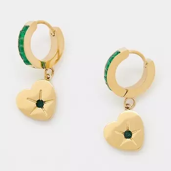 PABUR Серьги STAR HEART