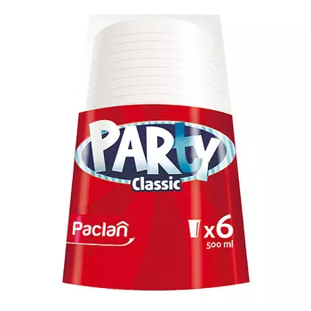PACLAN Стакан пластиковый Party Classic