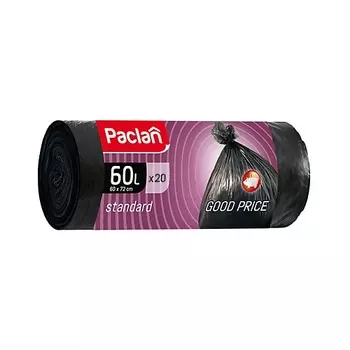 PACLAN STANDART Мешки для мусора, 60л 20