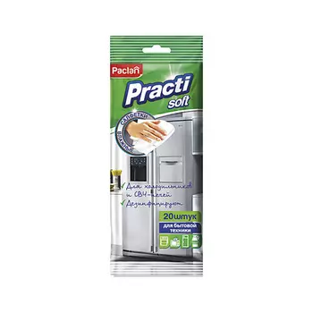 PACLAN Влажные салфетки для холодильников и СВЧ 20