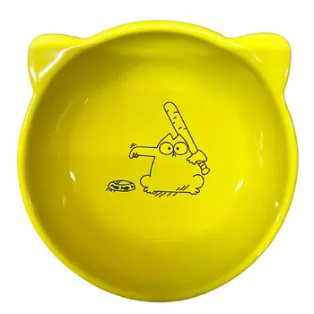 PAFIO Миска керамическая для кошек "Симон" круглая