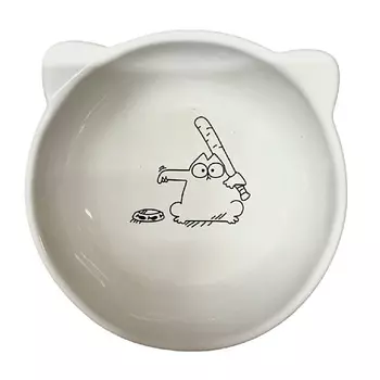 PAFIO Миска керамическая для кошек "Симон" круглая