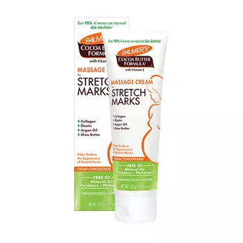 PALMER'S Крем массажный против растяжек с маслом какао