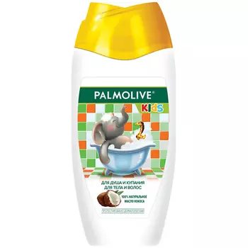 PALMOLIVE Kids гель для душа и купания для тела и волос с кокосом 250.0