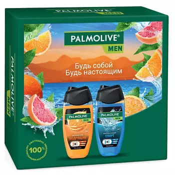 PALMOLIVE Подарочный набор "Восстанавливающий и Цитрусовый Заряд" Palmolive Men
