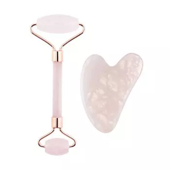 PALSAR 7 Массажный ролик и пластина Guasha rose