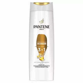 PANTENE Шампунь и бальзам-ополаскиватель для волос ИНТЕНСИВНОЕ ВОССТАНОВЛЕНИЕ 3 в 1