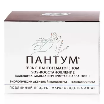 ПАНТОПРОЕКТ ПАНТУМ, Гель с пантогематогеном SOS-восстановление 81.0