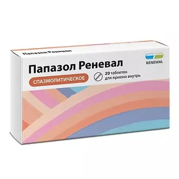 АПТЕКА Папазол реневал таб. 30мг+30мг №20