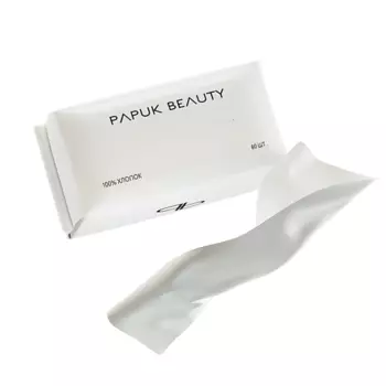 PAPUK BEAUTY Одноразовые хлопковые полотенца для лица 80.0