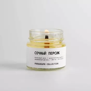 PARAGRAPH COLLECTION Свеча ароматическая "Сочный персик" 100.0